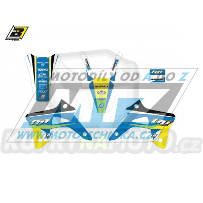 Polepy na motocykl (sada polepů Dream) TM EN125+EN250+EM300 / 04-07 + MX125+MX250+MX300 / 04-07 - typ polepů Dream4