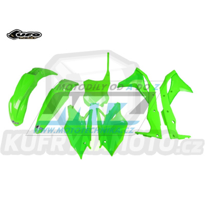 Sada plastů Kawasaki KXF250 / 17 - barva FLUO zelená (neon zelená)