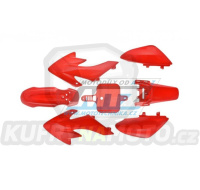 Sada plastů Pitbike MRF - barva červená