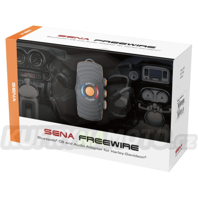 SENA vysílač FREEWIRE-01 do bezpřevodového spojení interkom handsfree headsetu SENA se SYSTEMEM AUDIO HARLEY-DAVIDSON BLUETOOTH 4.1