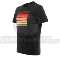 Triko DAINESE STRIPES černo/červené
