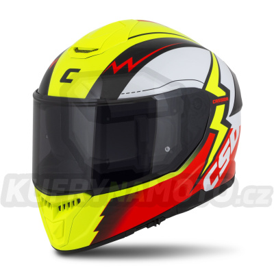 přilba Integral GT 2.1 Flash, CASSIDA (žlutá fluo/červená fluo/černá/bílá) plexi s přípravou pro Pinlock 2024