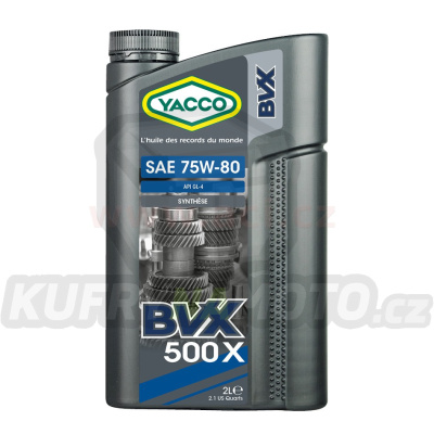 Převodový olej YACCO BVX 500 X 75W80 2L