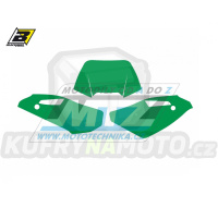 Polepy číslových tabulek (vystřižené) - Husqvarna TE250 / 09-13 + TE450+TE510 / 09-10 + TE310 / 11-13 - barva zelená