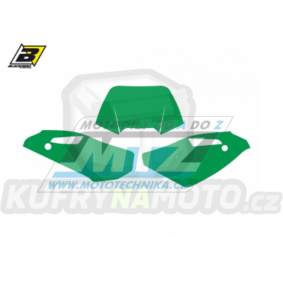 Polepy číslových tabulek (vystřižené) - Husqvarna TE250 / 09-13 + TE450+TE510 / 09-10 + TE310 / 11-13 - barva zelená