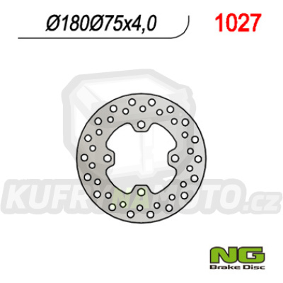 Brzdový kotouč moto NG 1027
