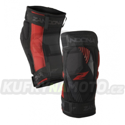 Chrániče kolen ZANDONA SOFT ACTIVE SHORT černo/červené 3236