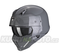 Moto přilba SCORPION COVERT-X solid cementově šedá