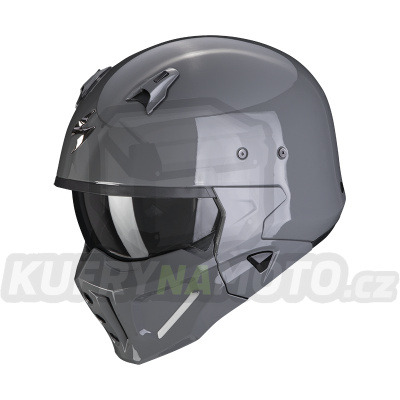 Moto přilba SCORPION COVERT-X solid cementově šedá