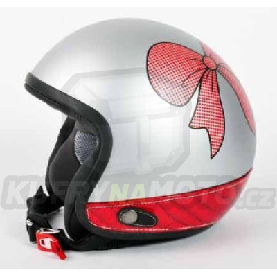 Grafický kryt na přilbu LOVE HELMETS knot silver