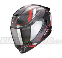 Moto přilba SCORPION EXO-1400 EVO II CARBON AIR MIRAGE černo/červeno/bílá