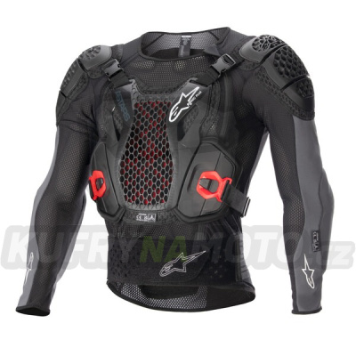 chránič těla BIONIC PLUS 2, ALPINESTARS (černá/šedá/červená) 2024