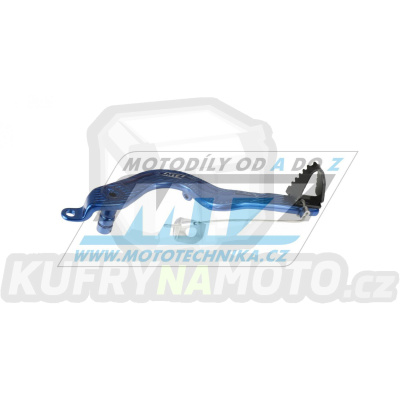 Pedál brzdy Yamaha YZ85 / 02-25 + YZ65 / 18-25 - modrý