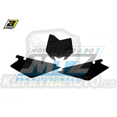 Polepy číslových tabulek (vystřižené) - Husqvarna CR125 / 06-08 + TC250+TC450 / 05-07 - barva černá