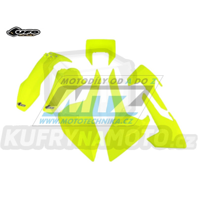 Sada plastů Husqvarna TE125+TE250+TE300 + TX125+TX250+TX300 + FE250+FE350+FE450 / 17-19 - barva FLUO žlutá (neon žlutá)