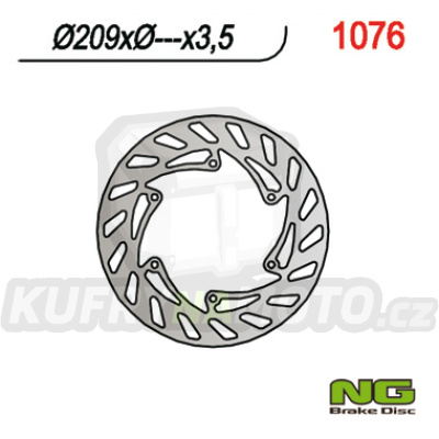 Brzdový kotouč moto NG 1076