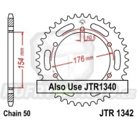 Řetězová rozeta JT HONDA CB 1000 R, RA (ABS) 2008-2016 43 zubů, řetěz 530 - akce