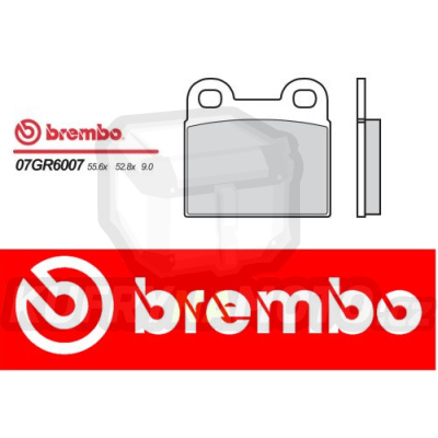 Brzdové destičky Brembo BMW R 45 450 r.v. Od 78 - 80 směs Originál Přední