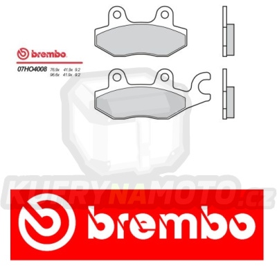 Brzdové destičky Brembo HONDA NSR 150 r.v. Od 02 -  směs Originál Přední