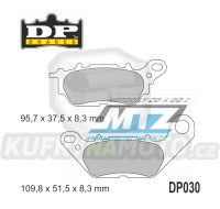 Destičky brzdové DP030 DP Brakes - směs Premium OEM Sinter