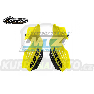 Kryty páček Ufo Vulcano+ALU - včetně montážního kitu - žluté