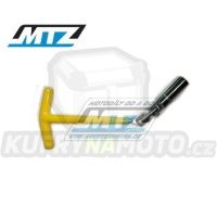 Klíč na svíčku 14mm - &quot;T-klíč&quot; s dvojitým kloubem