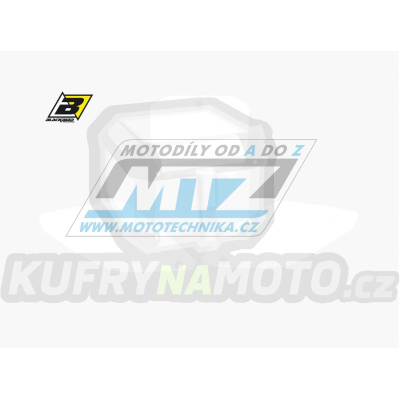 Polepy číslových tabulek (vystřižené) - Honda CR125+CR250 / 02-03 - barva bílá