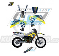 Polepy s potahem sedla (sada polepů a potah sedla Dream) - Husqvarna TC+TE / 00 - typ polepů Dream4