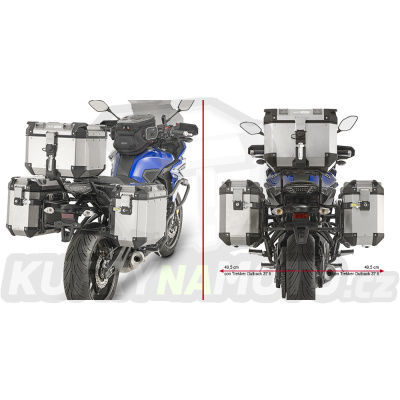 Montážní sada držák – nosič kufru bočních Givi Yamaha MT – 07 Tracer 2016 – 2017 G768- PLR 2130 CAM