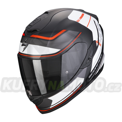 Moto přilba SCORPION EXO-1400 AIR VITTORIA matná černo/bílo/červená