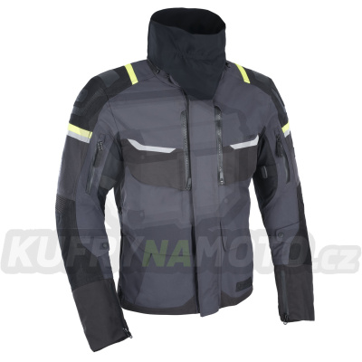 bunda STORMLAND DRY2DRY™, OXFORD ADVANCED (šedá/černá/žlutá fluo)