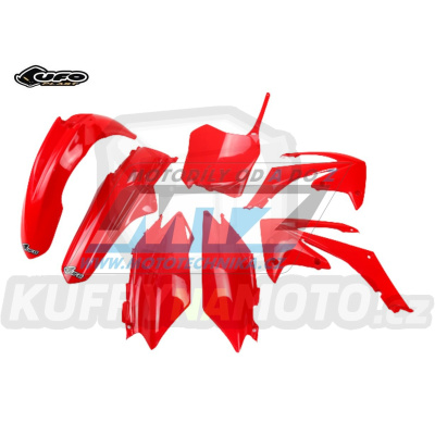 Sada plastů Honda CRF450R / 11-12 + CRF250R / 11-13 - barva červená
