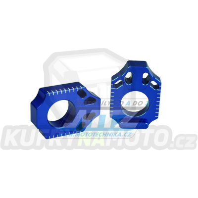 Dorazy osy zadního kola SCAR - Yamaha YZ125+YZ250 / 99-25 + YZF400+YZF426+YZF250+YZF450 / 98-08 + WRF400+WRF426+WRF250+WRF450 / 98-24 + WR250R+WR250X / 07-20 - modré