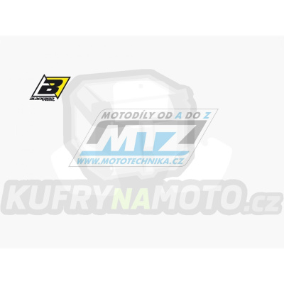 Polepy číslových tabulek (vystřižené) - Honda CR125 / 98-99 + CR250 / 97-99 - barva bílá