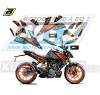 Polepy na motocykl (sada polepů Graphics) KTM DUKE 125+200+390 / 17-23 - typ polepů One Race