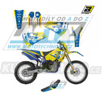 Polepy s potahem sedla (sada polepů a potah sedla Dream) - Husaberg FE+FS / 00-05 - typ polepů Dream4