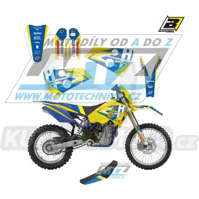 Polepy s potahem sedla (sada polepů a potah sedla Dream) - Husaberg FE+FS / 00-05 - typ polepů Dream4