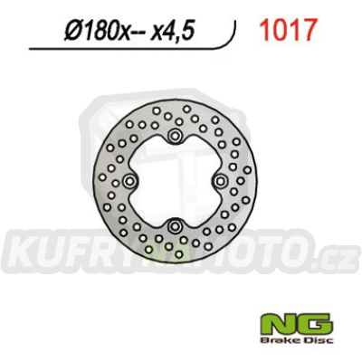 Brzdový kotouč moto NG 1017