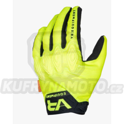 Rukavice VR EQUIPMENT MTB D3O fluo žluté EQUGVMB01228