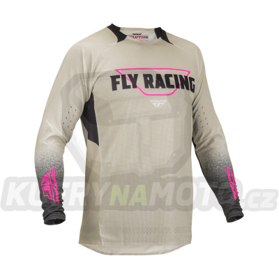 dres EVOLUTION DST. FLY RACING - USA 2023 (ivory/černá)