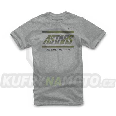 triko DRAFT TEE, ALPINESTARS (šedá)