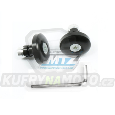 Koncovky/závaží řidítek THIN - černé (pro vnitřní průměr řidítek ¤13mm)