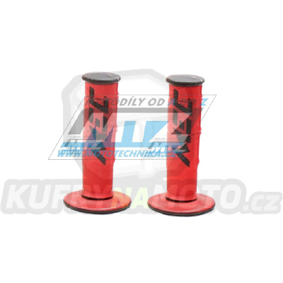 Rukojeti/Gripy MEC Racetech Dual Compound Racing ExtraSoft černo-červené