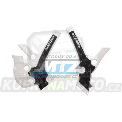 Kryty rámu Yamaha YZ85 / 22-25 - barva bílo-černá