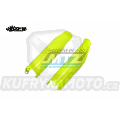 Kryty předních vidlic Honda CRF450R / 09-12 - barva FLUO žlutá (neon žlutá)
