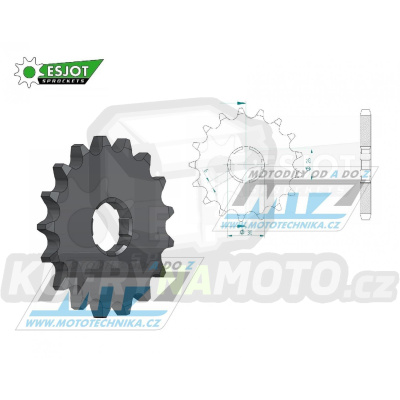 Kolečko řetězové (pastorek) 0568-16zubů ESJOT 50-35012-16 - Yamaha XS500+XS650 + TX650