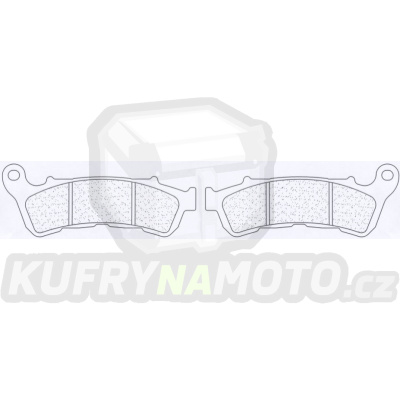 Brzdové destičky CL BRAKES 3082 MSC