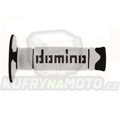 Rukojeti gripy Domino Tommaselli off road D.S.H. barva bílá černá