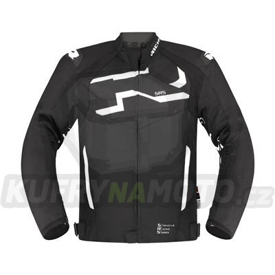 Moto bunda RICHA STRADALE TEX WP černo/bílá