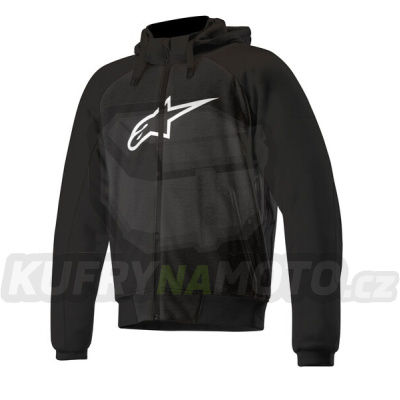 bunda CHROME SPORT HOODIE, ALPINESTARS (černá) 2024
